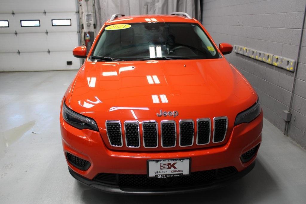 used 2021 Jeep Cherokee car, priced at $21,980