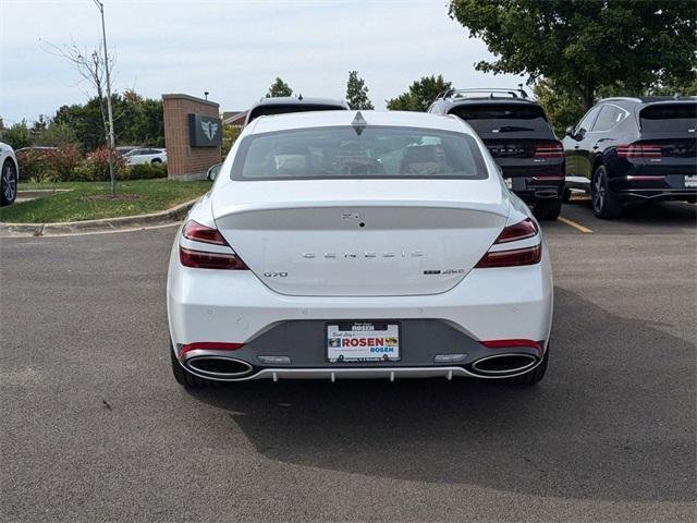 new 2025 Genesis G70 car, priced at $54,875