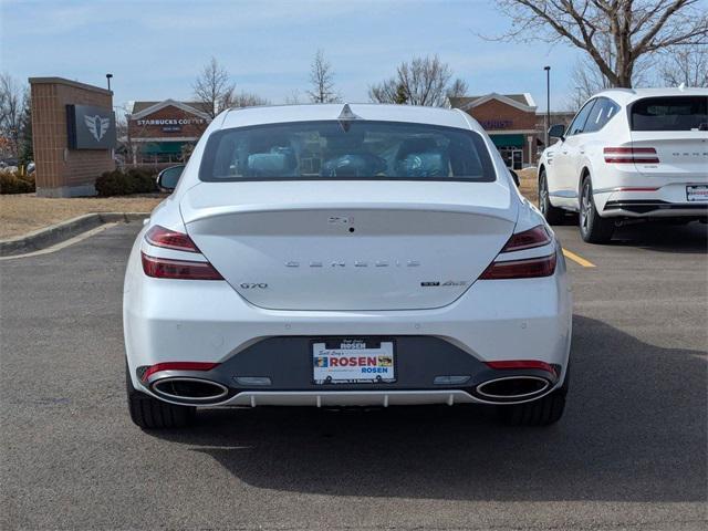 new 2025 Genesis G70 car, priced at $59,795