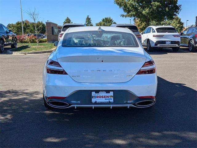 new 2025 Genesis G70 car, priced at $50,405