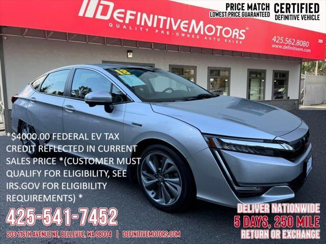 used 2018 Honda Clarity Plug-In Hybrid car, priced at $13,680