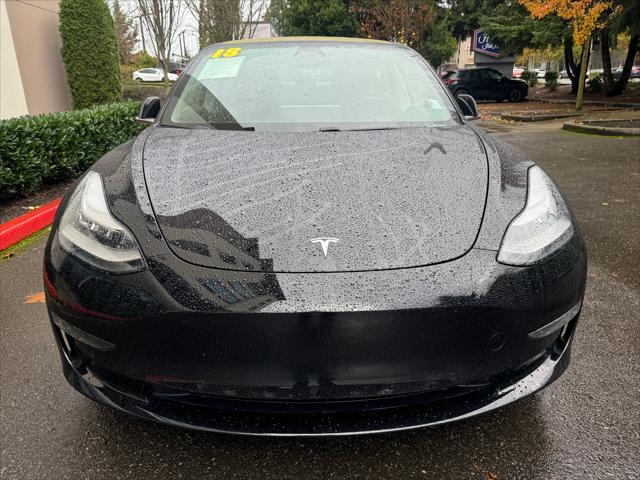 used 2018 Tesla Model 3 car, priced at $28,480