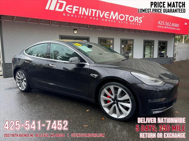 used 2018 Tesla Model 3 car, priced at $28,480