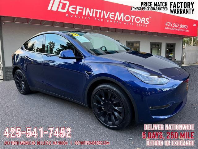 used 2021 Tesla Model Y car, priced at $32,980