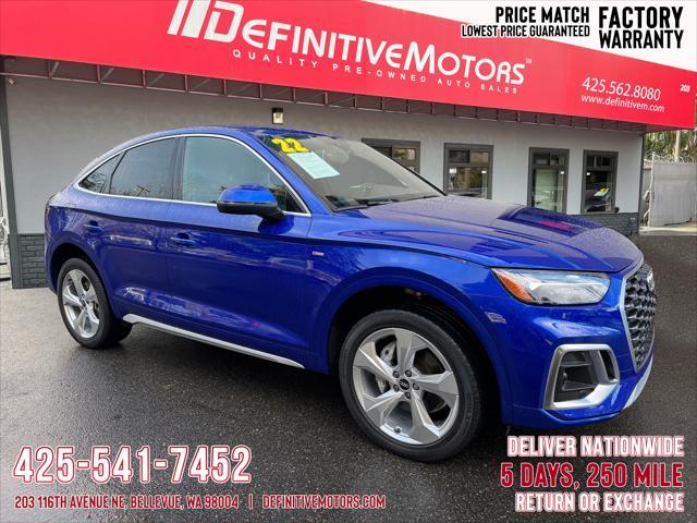 used 2022 Audi Q5 car, priced at $37,880