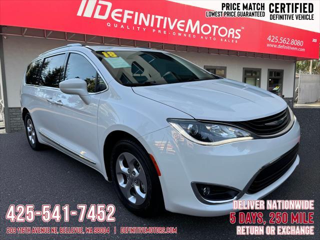 used 2018 Chrysler Pacifica Hybrid car, priced at $17,880