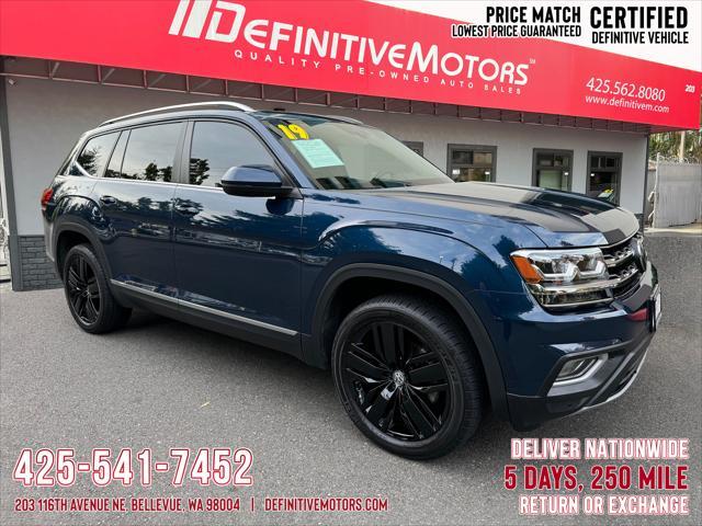 used 2019 Volkswagen Atlas car, priced at $24,880