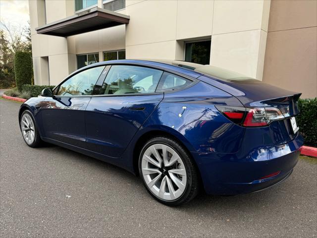 used 2022 Tesla Model 3 car, priced at $28,480