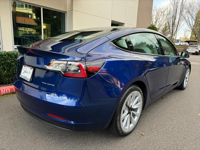 used 2022 Tesla Model 3 car, priced at $28,480