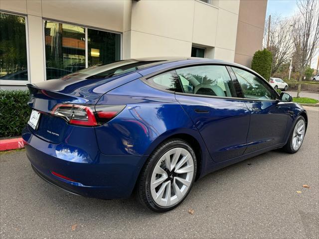 used 2022 Tesla Model 3 car, priced at $28,480