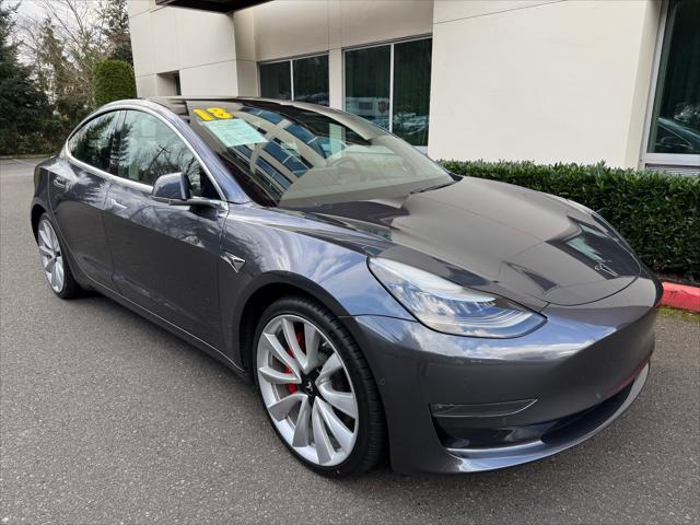 used 2018 Tesla Model 3 car, priced at $20,980