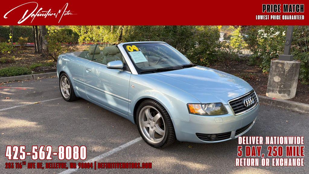 used 2004 Audi A4 car, priced at $14,980