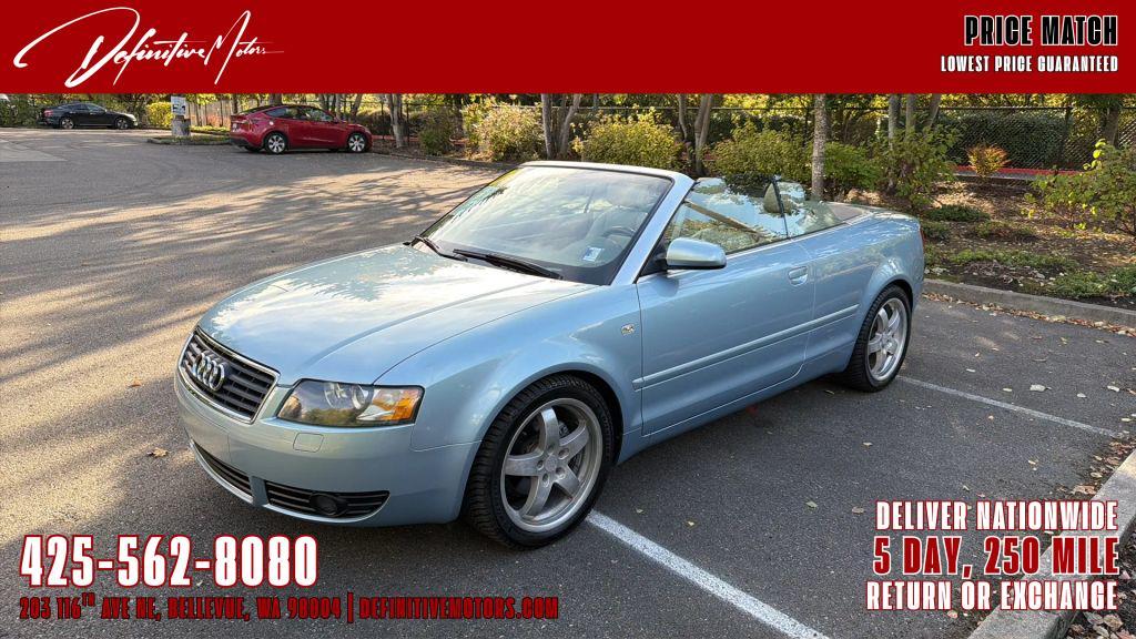 used 2004 Audi A4 car, priced at $14,980