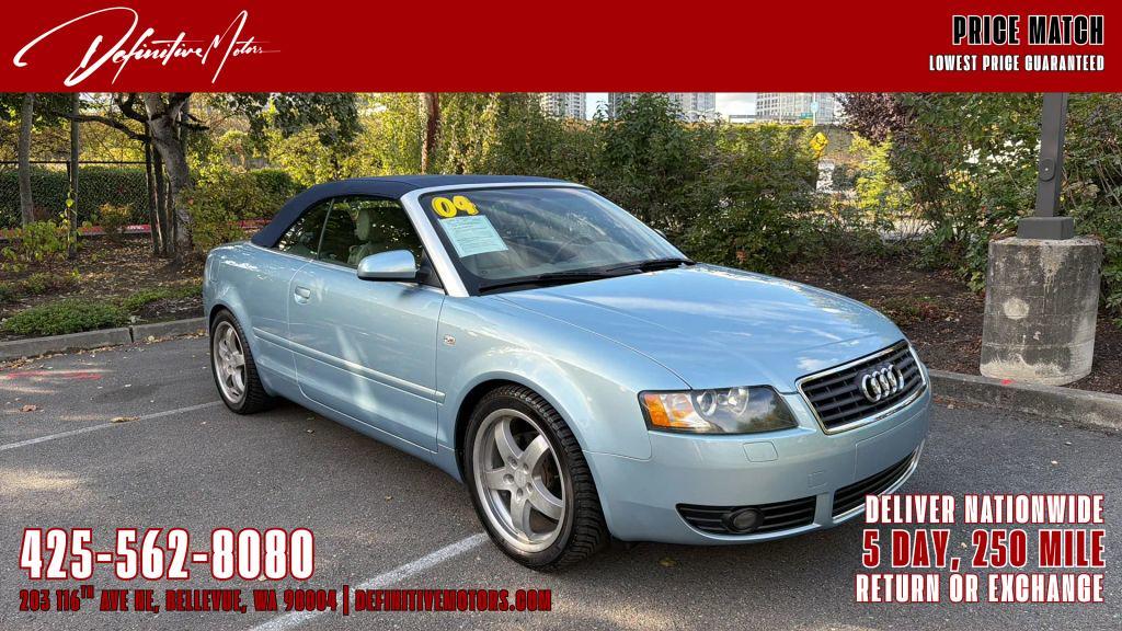 used 2004 Audi A4 car, priced at $14,980