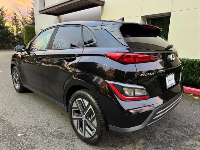 used 2022 Hyundai Kona EV car, priced at $17,880