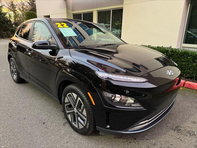 used 2022 Hyundai Kona EV car, priced at $17,880