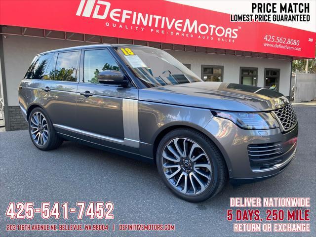 used 2018 Land Rover Range Rover car, priced at $46,880
