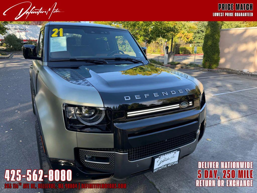 used 2021 Land Rover Defender car, priced at $52,380