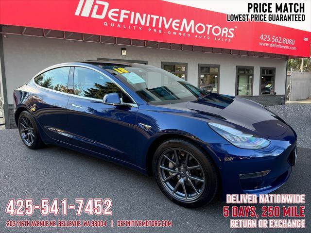 used 2018 Tesla Model 3 car, priced at $25,980