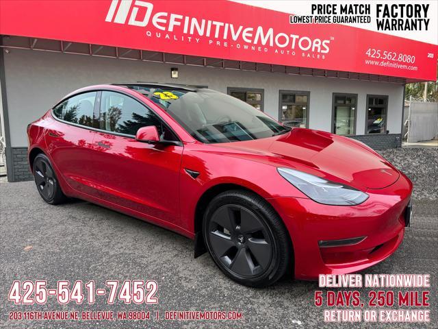 used 2023 Tesla Model 3 car, priced at $32,980