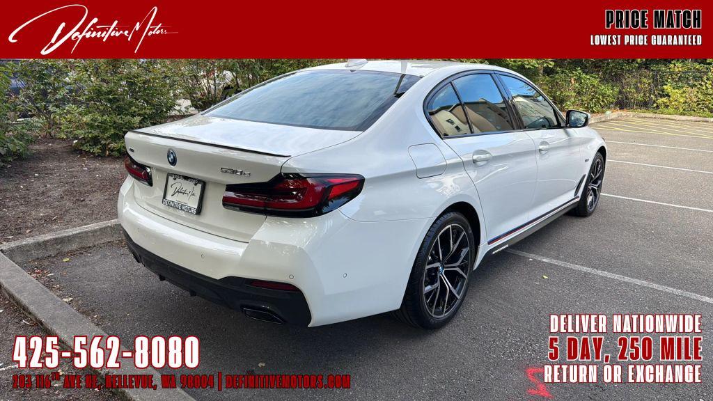 used 2022 BMW 530e car, priced at $39,193