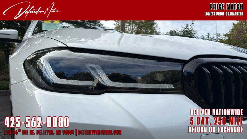 used 2022 BMW 530e car, priced at $39,193