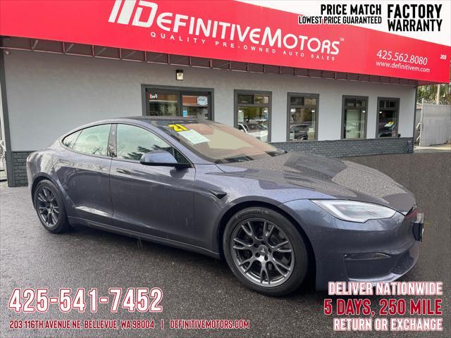 used 2021 Tesla Model S car, priced at $44,880