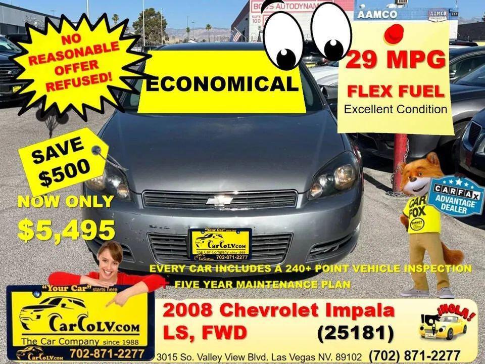 used 2008 Chevrolet Impala car, priced at $5,495
