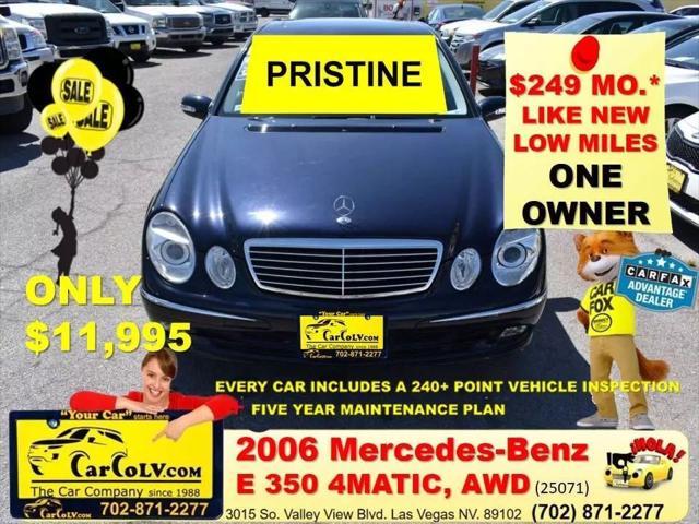 used 2006 Mercedes-Benz E-Class car, priced at $11,995