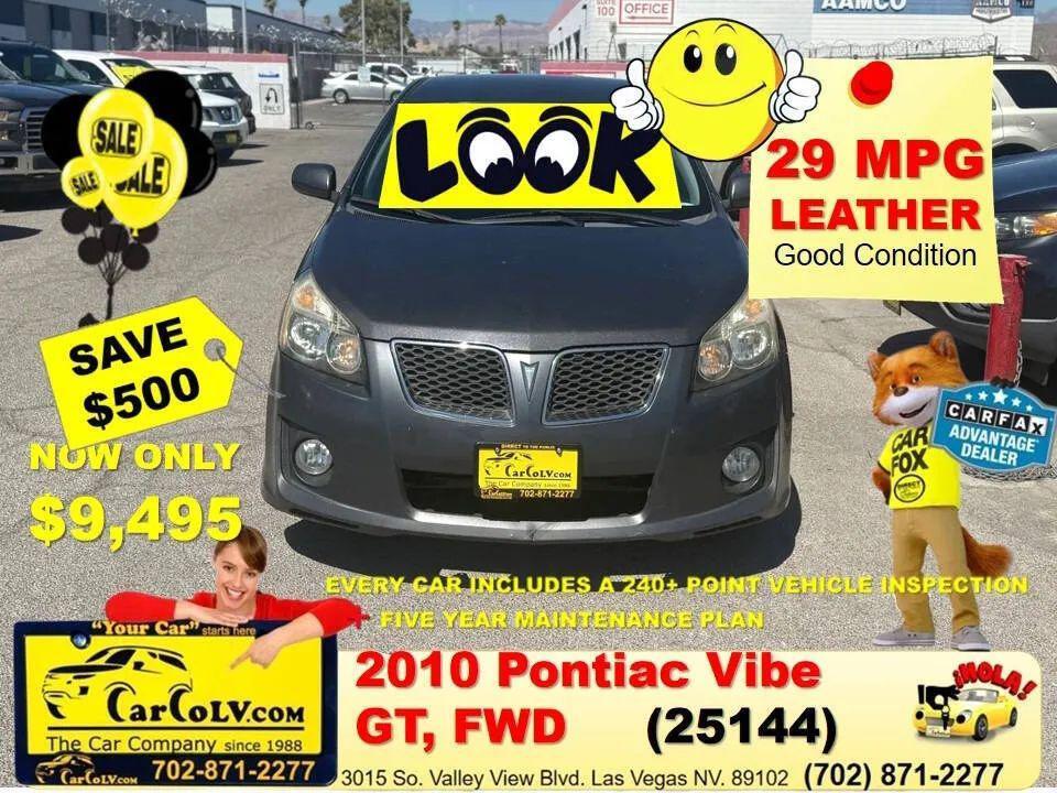 used 2010 Pontiac Vibe car, priced at $9,495