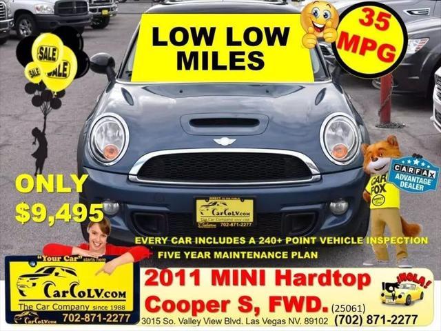 used 2011 MINI Cooper S car, priced at $9,495