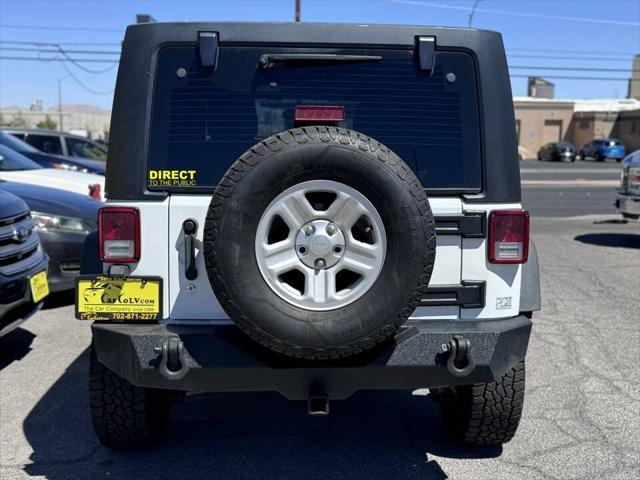 used 2015 Jeep Wrangler Unlimited car, priced at $17,995