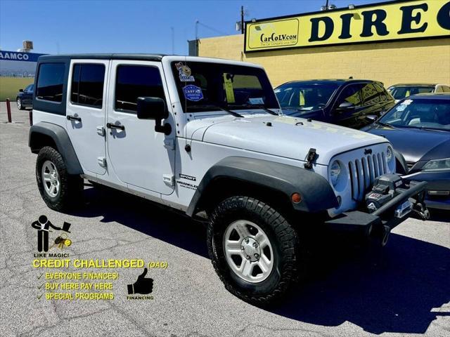 used 2015 Jeep Wrangler Unlimited car, priced at $17,995