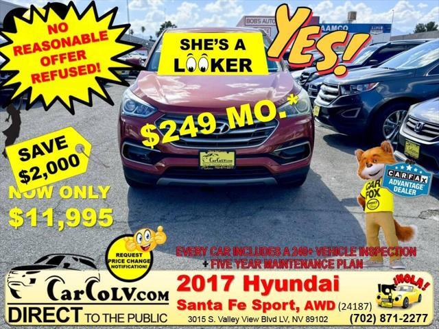 used 2017 Hyundai Santa Fe Sport car, priced at $11,995