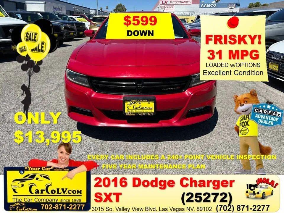 used 2016 Dodge Charger car, priced at $13,995