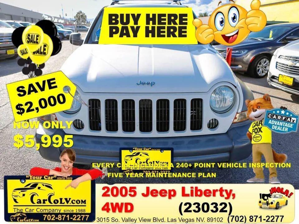 used 2005 Jeep Liberty car, priced at $5,995