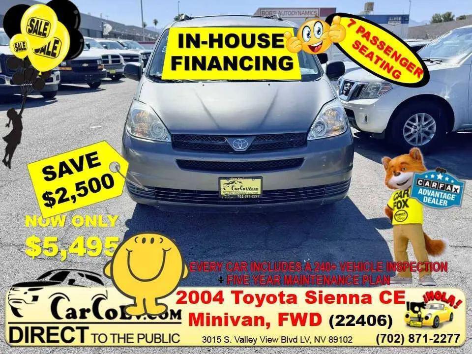 used 2004 Toyota Sienna car, priced at $5,495
