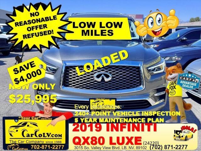 used 2019 INFINITI QX80 car, priced at $25,995