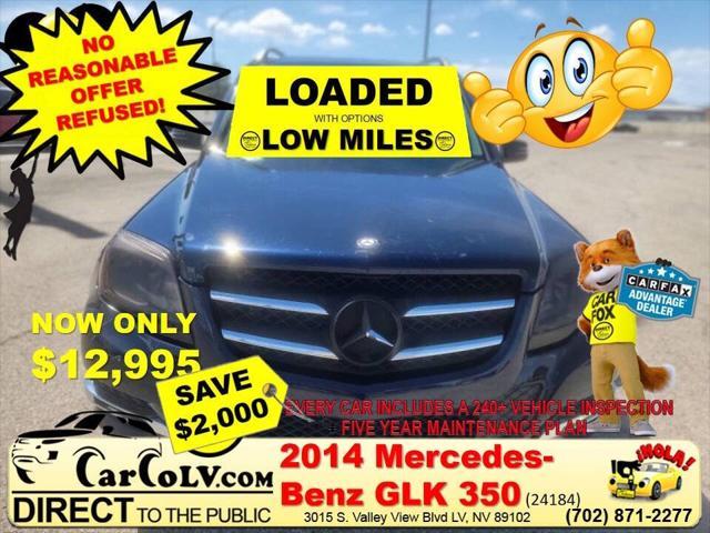 used 2014 Mercedes-Benz GLK-Class car, priced at $12,995