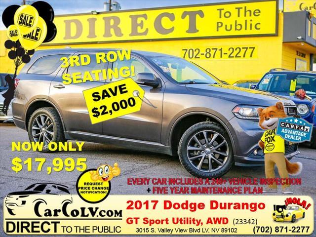 used 2017 Dodge Durango car, priced at $17,995