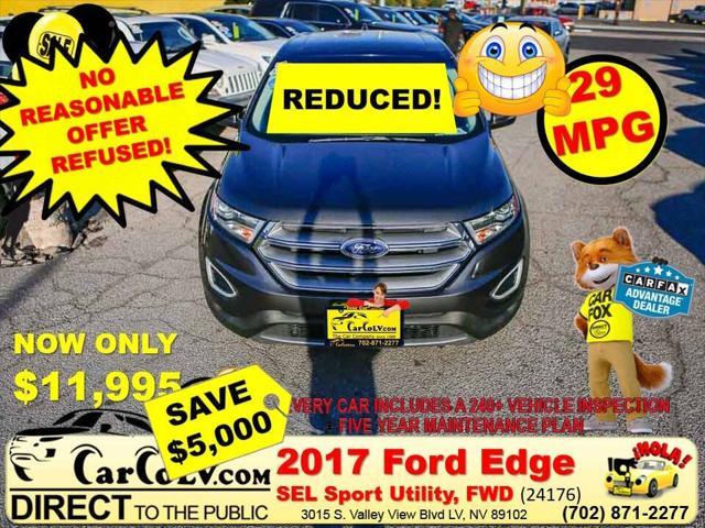 used 2017 Ford Edge car, priced at $11,995