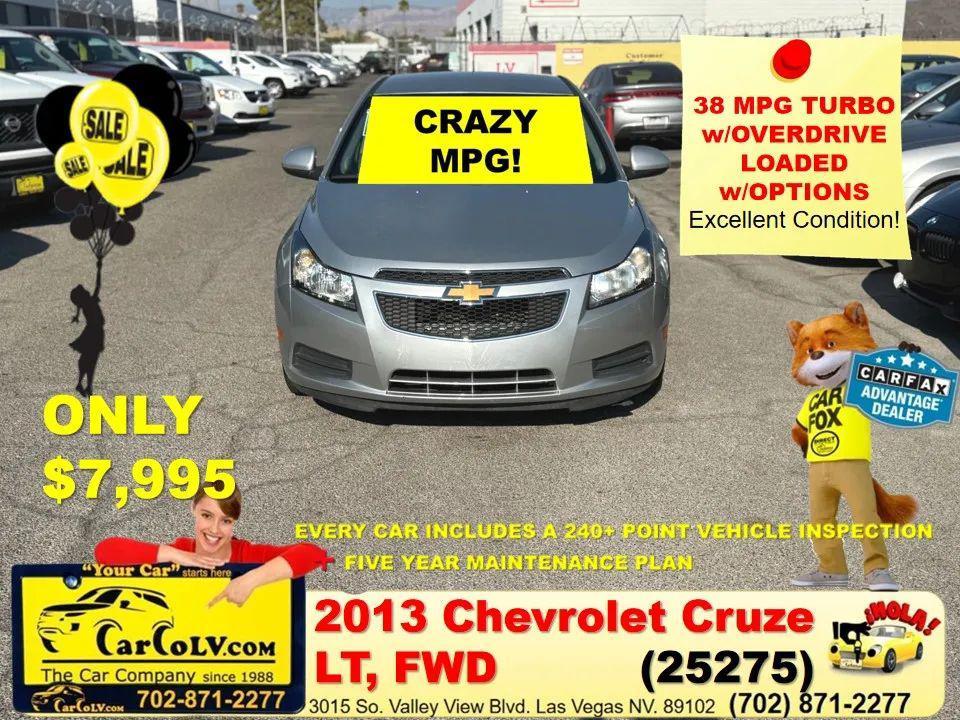 used 2013 Chevrolet Cruze car, priced at $7,995