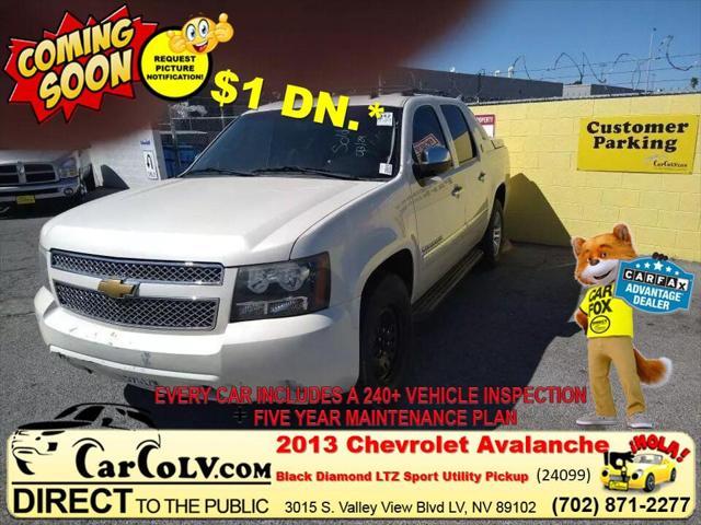 used 2013 Chevrolet Avalanche car, priced at $13,995