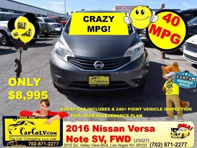 used 2016 Nissan Versa Note car, priced at $8,995