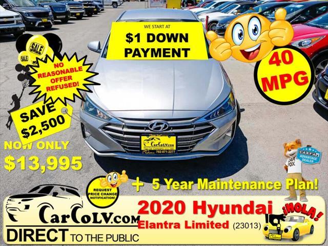 used 2020 Hyundai Elantra car, priced at $13,995