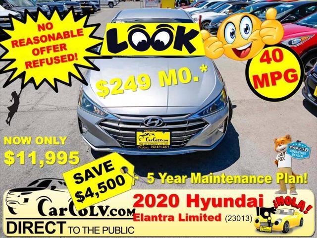 used 2020 Hyundai Elantra car, priced at $11,995