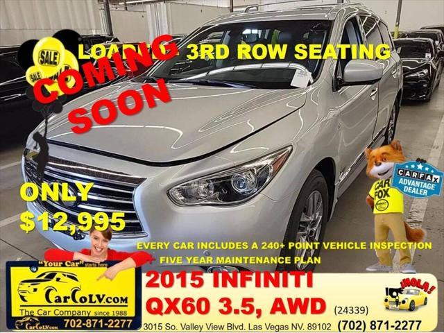 used 2015 INFINITI QX60 car, priced at $12,995