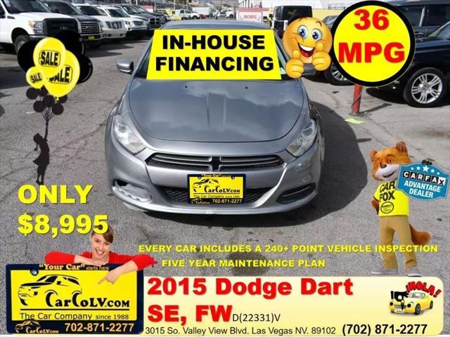 used 2015 Dodge Dart car, priced at $8,995