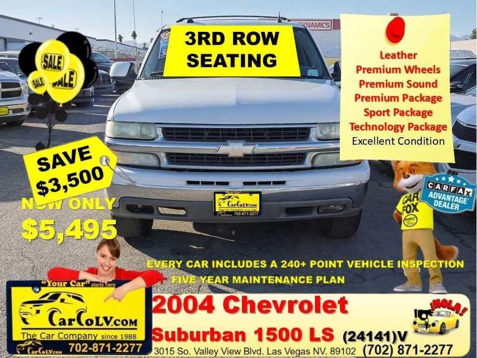 used 2004 Chevrolet Suburban car, priced at $5,495