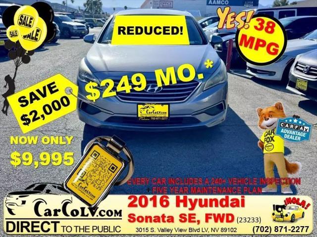 used 2016 Hyundai Sonata car, priced at $9,995